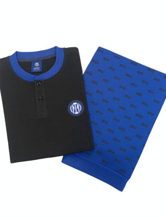 Pigiama uomo INTER in caldo cotone - T10 1150