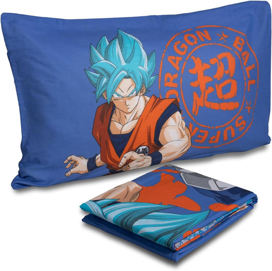 HERMET - Completo letto singolo DRAGON BALL 100% cotone