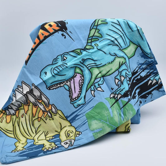 HERMET - Completo letto singolo DINO 100% cotone