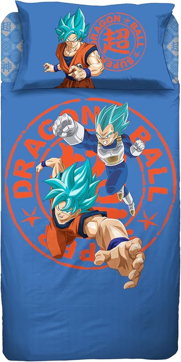 HERMET - Completo letto singolo DRAGON BALL 100% cotone