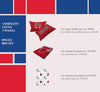 HERMET - Completo letto singolo CHICAGO BULLS 100% cotone