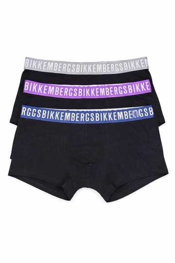 BIKKEMBERGS - Boxer uomo elastico esterno 3 Pezzi - 21009T
