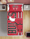 HERMET - Completo letto singolo CHICAGO BULLS 100% cotone