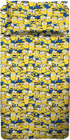 HERMET - Completo letto singolo MINIONS 100% cotone
