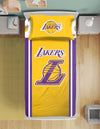 HERMET - Completo letto singolo LAKERS 100% cotone