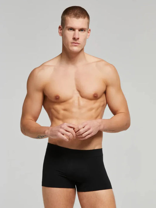 Pompea - Boxer Uomo in Microfibra SEAMLESS - 3 Pezzi