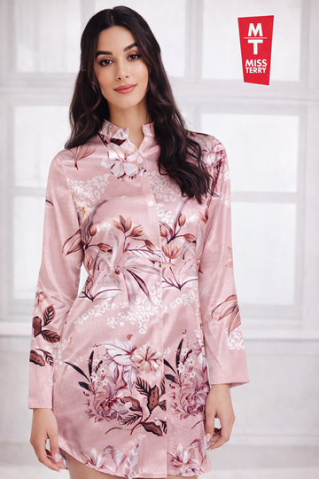 KISSIMO - Camicia in satin EOLO - RS764