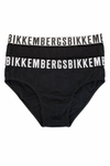 BIKKEMBERGS - Slip uomo elastico esterno 3 Pezzi - BK004T