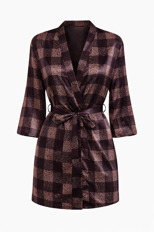 KISSIMO - Kimono in satin LEO - RS762