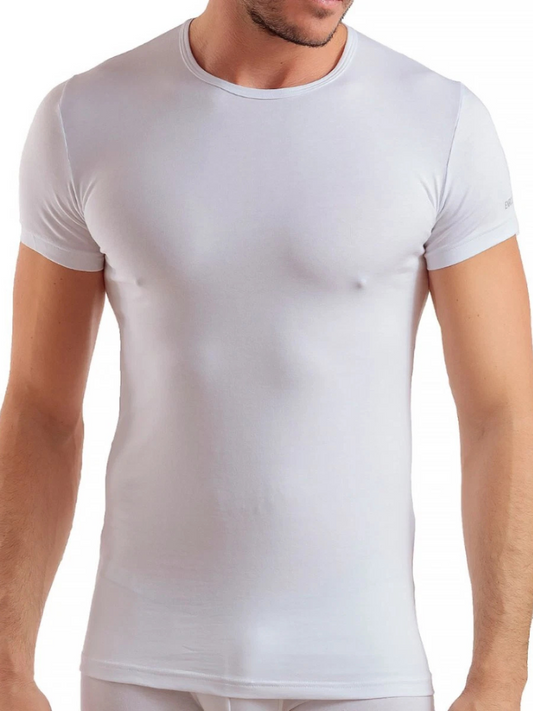 ENRICO COVERI - ET1130 T-shirt uomo girocollo filo di scozia  - 3 pezzi
