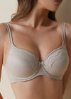 SELENE - LARA Reggiseno in pizzo con ferretto Coppa-C