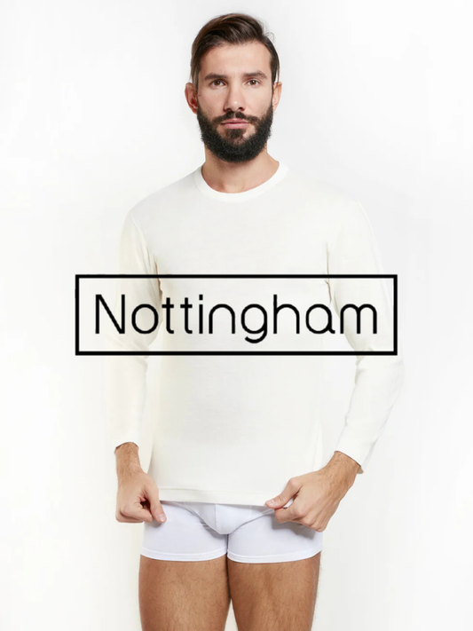 NOTTINGHAM - Maglietta manica lunga uomo in lana e cotone 3 Pezzi - TL18