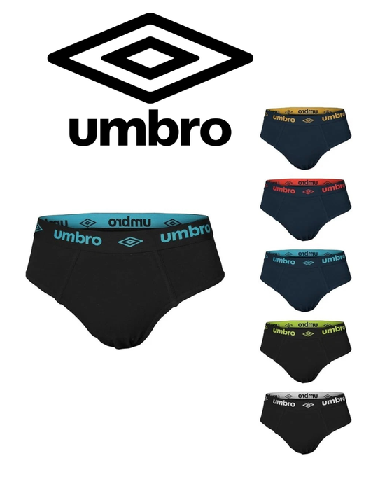 UMBRO - Slip uomo elastico esterno - 6 pezzi Art.715