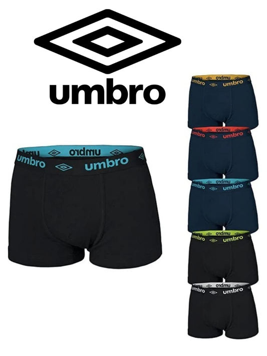UMBRO - Boxer uomo elastico esterno - 6 pezzi assortiti Art.716