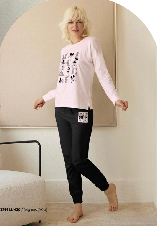 JADEA - Pigiama donna in cotone DISNEY - 3299