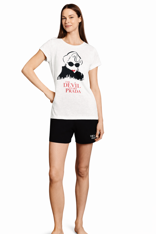 SABOR - Pigiama donna corto IL DIAVOLO VESTE PRADA - 0885