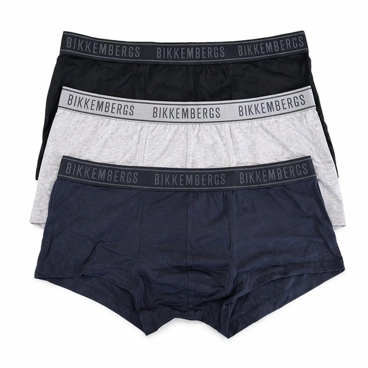 BIKKEMBERGS - Boxer uomo elastico esterno 3 pezzi - LINE