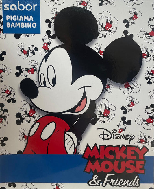 SABOR - Pigiama bambino MICKEY MOUSE in cotone felpato - 4714
