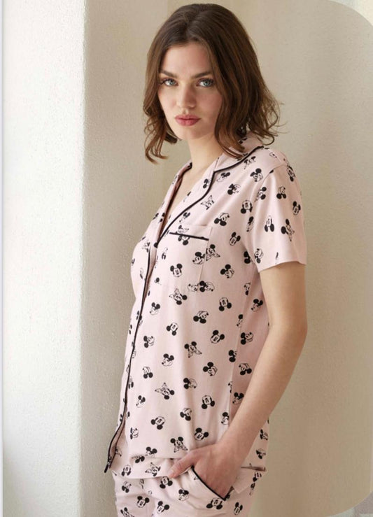 JADEA - Pigiama camicia corto DISNEY - 3300