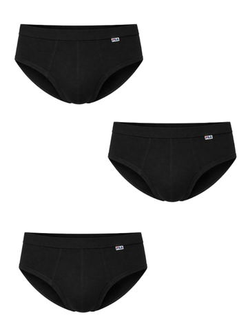 FILA - Slip uomo in cotone elastico interno 3 Pezzi - FU5263