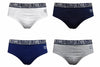 ENRICO COVERI - ES1500 Slip uomo elastico esterno assortito - 6 pezzi