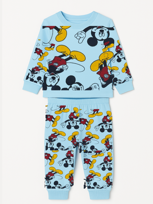 SABOR - Pigiama neonato caldo cotone MICKEY MOUSE - 3439